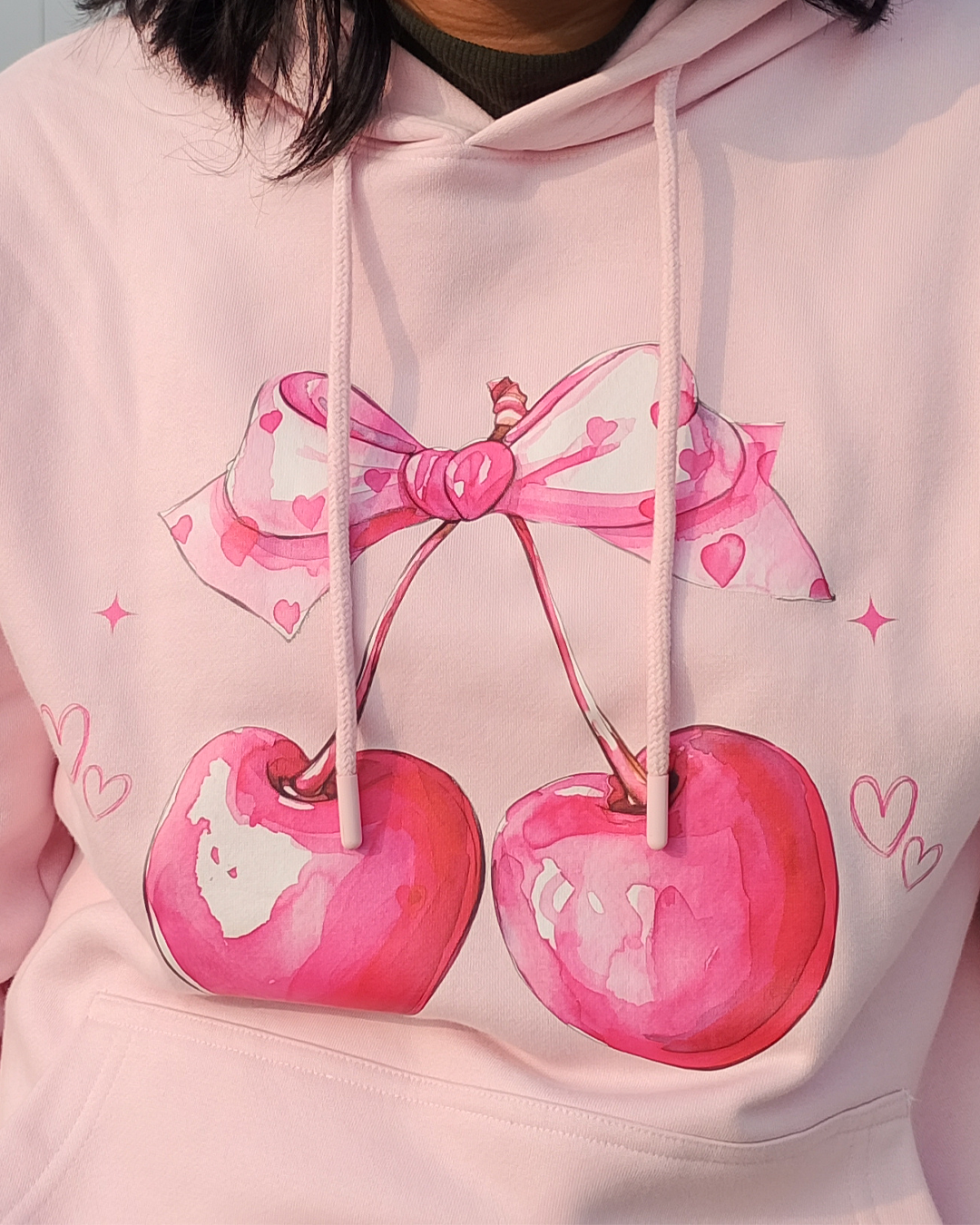 Pair of Cherries - Unisex Oversized Hoodie