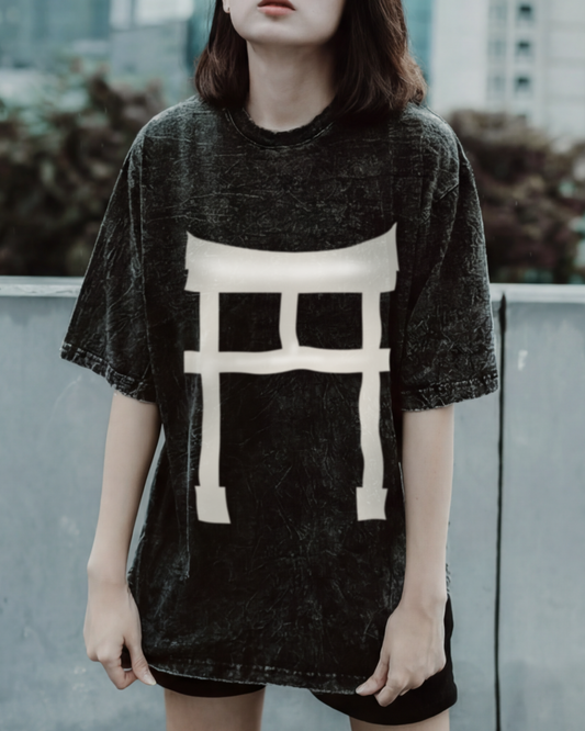 Temple Gate - Glow-in-the-dark Oversized T-shirt