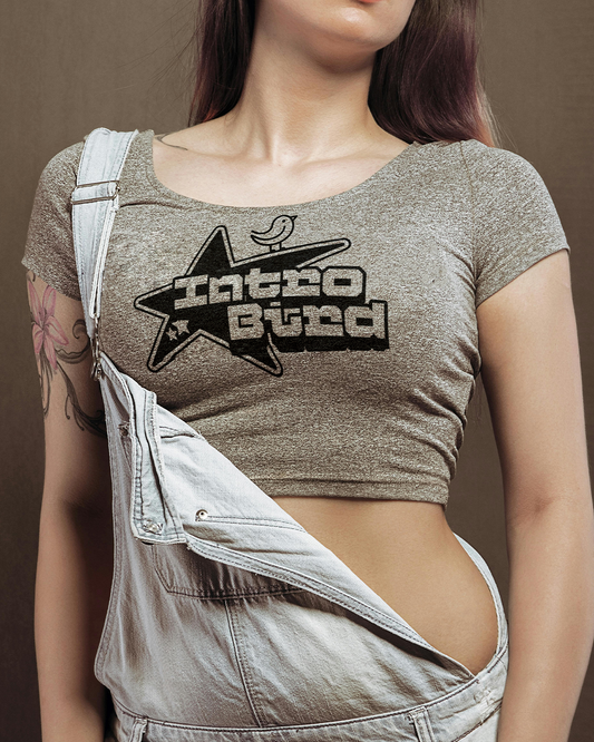 Intro Bird - Women's Crop T-shirt